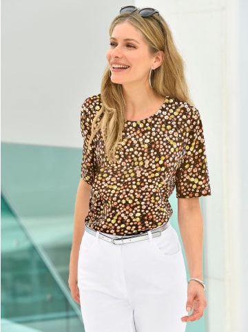 WITT WEIDEN Print-Shirt in schoko-bedruckt