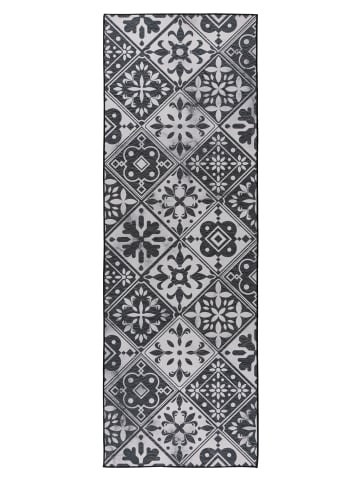 Vivorum Wohnzimmer Teppich – Kurzflorteppich Pyron 725 60 x 180 cm in grau