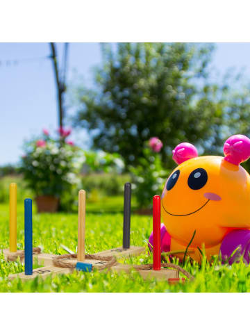 relaxdays Ringwurfspiel in Mehrfarbig