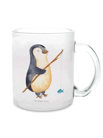 Mr. & Mrs. Panda Teetasse Pinguin Angler ohne Spruch in Transparent