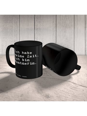 Mr. & Mrs. Panda Teetasse Ich habe keine Zeit.... mit Spruch in Schwarz