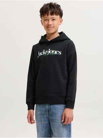 JACK & JONES Junior Kapuzenpullover in Black