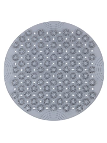 Maximex Massage-Duschmatte, rutschfest in Grau, Ø 55 cm