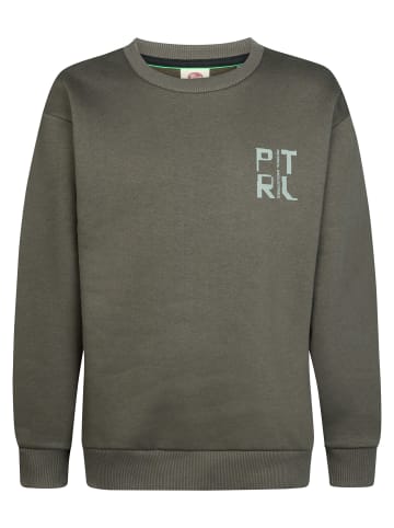 Petrol Industries Sweatshirt mit Print ironhill in Grau