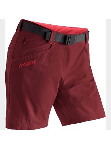 Maier Sports Lulaka Shorts Da-Bermuda el. in Rot4553