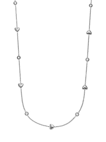 PURELEI Kette Glitter Heart in Silber