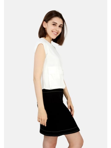 TOOCHE Top "Taschen Top" in Weiß