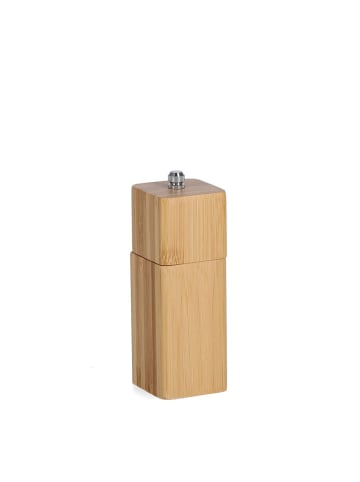 Zeller Gewürzmühle für Salz und Pfeffer, Bambus in Braun, (B) 5 x (H) 13,5 x (L) 5 cm
