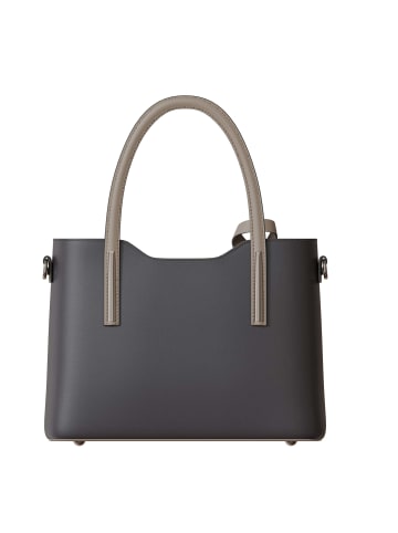 Kmisso Henkeltasche in Nero/taupe s.
