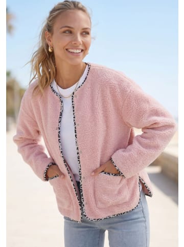 Vivance by Lascana Fleecejacke in mauve