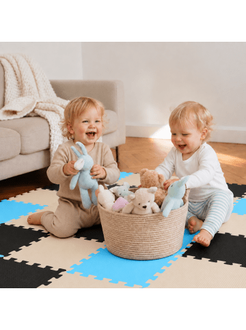 LittleTom Baby Spielmatte Leni 27-tlg. im 3 Farben Mix
