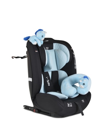 Moni i-Safe Isofix (76-150 cm) in blau