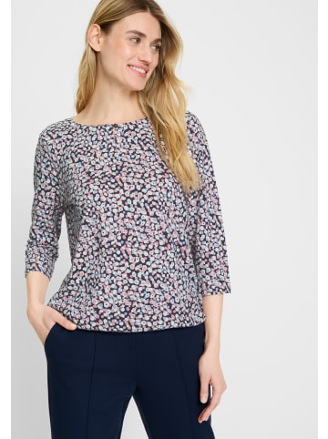 Olsen Langarmshirt Clara in marine altrosa