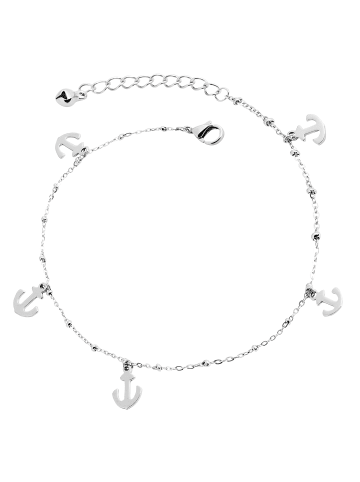 Adeliás Damen Anhänger aus Edelstahl in silber