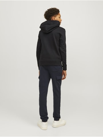 JACK & JONES Junior Kapuzenpullover in Black