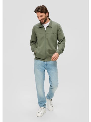 s.Oliver Sweatshirt Jacke langarm in Grün