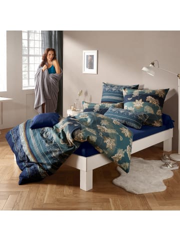 Erwin Müller Single-Jersey Bettwäsche in blau