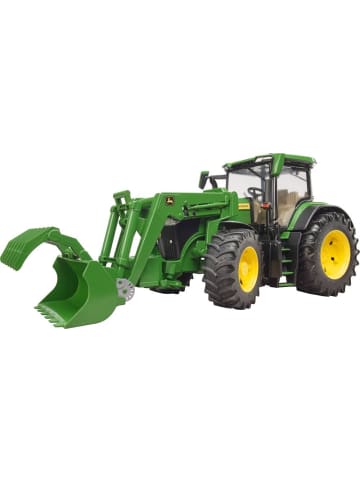 bruder Spielzeugauto 03151 Traktor John Deere 7R 350 mit Frontlader - ab 3 Jahre