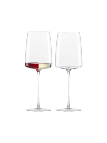 Zwiesel Glas 2er Set Weingläser leicht & frisch Simplify 382 ml transparent in transparent