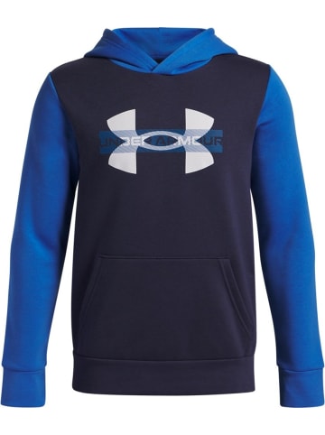 Under Armour Hoodie "Rival Cblck Grphc HD Fleece" in Blau