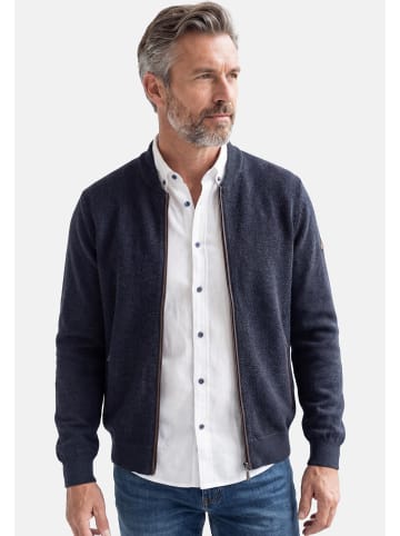 Redmond Strickjacke Basic in Dunkelblau / blau