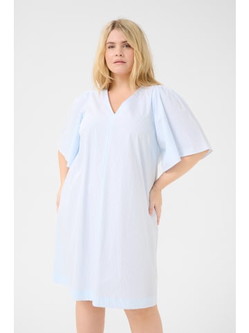 KAFFE curve Kleid KCbethi A-shape in Nantucket Breeze/Chalk Stripe