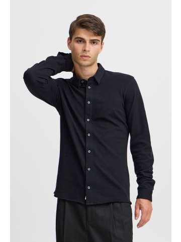 CASUAL FRIDAY Businesshemd CFARTHUR LS BU jersey piquet shirt in Schwarz