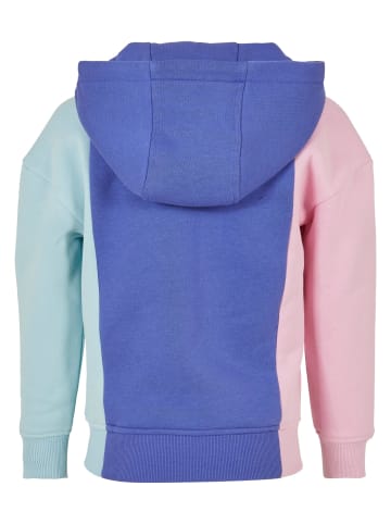 Urban Classics Kapuzenpullover in girlypink/purpleday/oceanblue