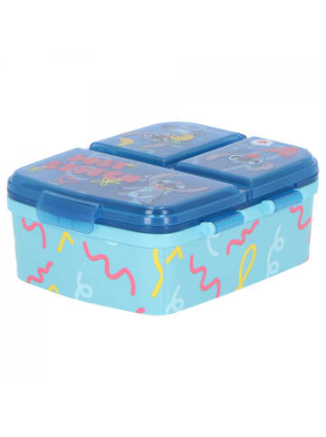 Lilo & Stitch Lilo & Stitch Brotbox Praktische Snackbox Lunchbox in Blau