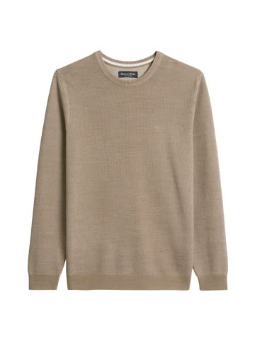 Marc O'Polo Pullover regular in Light Brown Melange