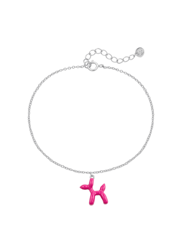Glanzstücke München Armband Ballon-Hund aus Sterling Silber in silber