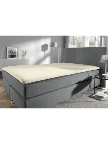 Erwin Müller Frottee Topper-Spannbettlaken Füssen in natur