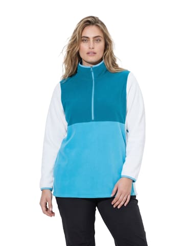 Ulla Popken Sweatshirt in dunkelpetrol