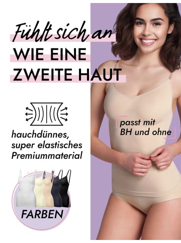 Skin Wrap Unterhemd ohne Bügel in Haut