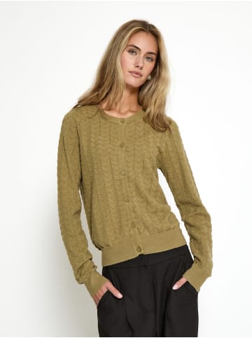 Peppercorn Strickjacke in Gray Green