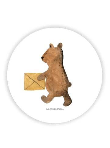 Mr. & Mrs. Panda Kühlschrankmagnet Bär Zuhause ohne Spruch in Weiß