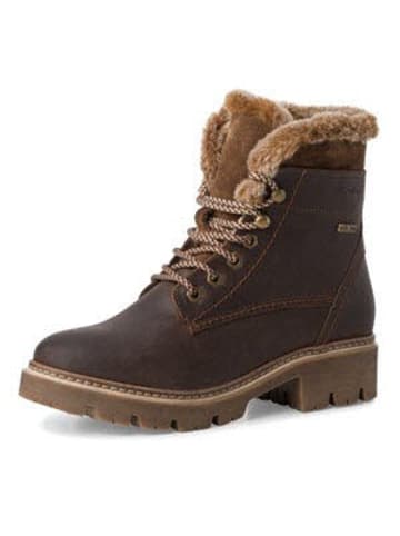 Tamaris Schnürstiefel in braun
