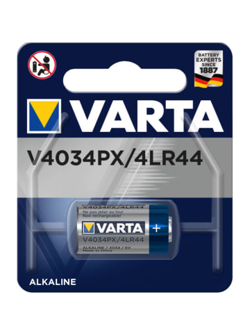 Varta Batterie V4034/4LR44 in Schwarz