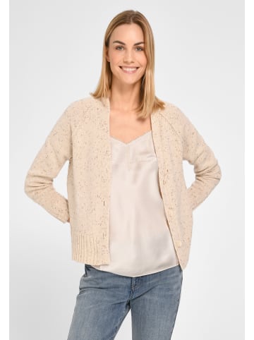 PETER HAHN Strickcardigan New Wool in wollweiss