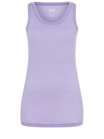 super.natural Merino Tanktop in lila