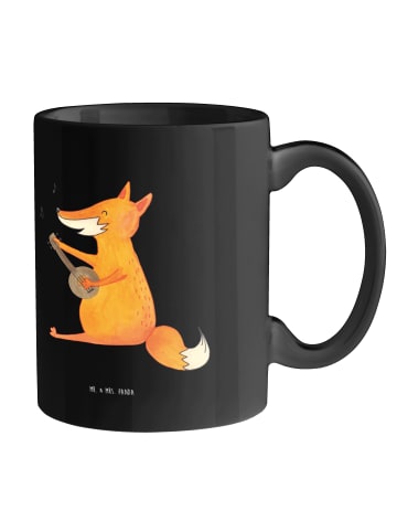 Mr. & Mrs. Panda Tasse Ukulele Entspannung mit Spruch in Schwarz