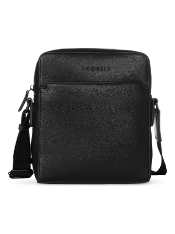 Bugatti Black Umhängetasche Leder 20 cm schwarz