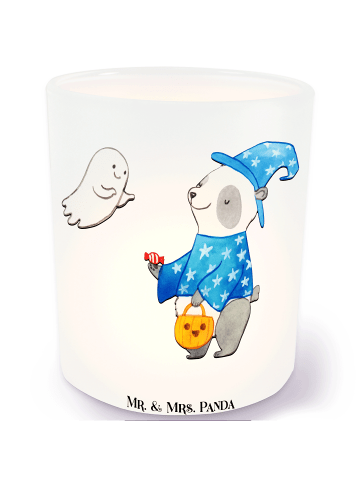 Mr. & Mrs. Panda Teelichthalter Panda Zauberer ohne Spruch in Transparent