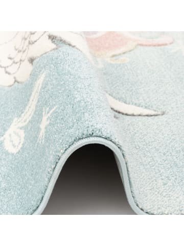 Pergamon Kinderteppich Maui Kids Einhorn in bunt