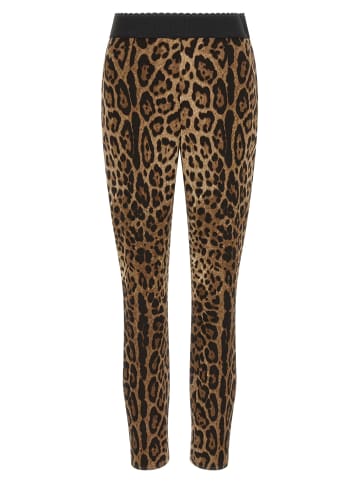 Dolce & Gabbana Braun Viskose Leggings