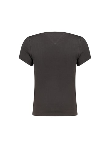 Tommy Hilfiger Schwarz Damen T-Shirt aus Baumwolle