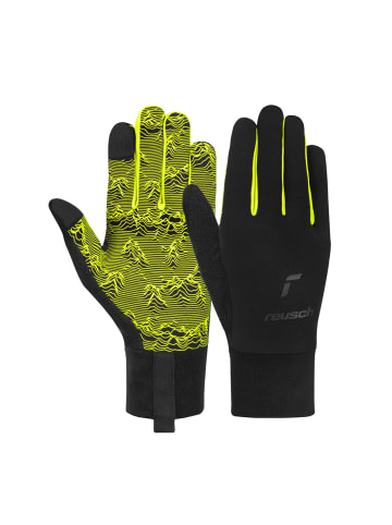 Reusch Fingerhandschuhe Liam TOUCH-TEC™ in 7752 black/safety yellow