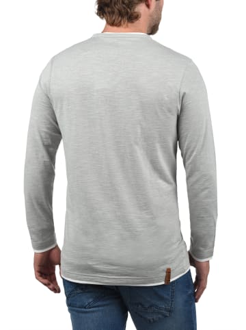 !SOLID Longsleeve in grau