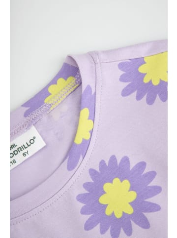 Coccodrillo T-shirt mit kurzen Ärmeln in violett