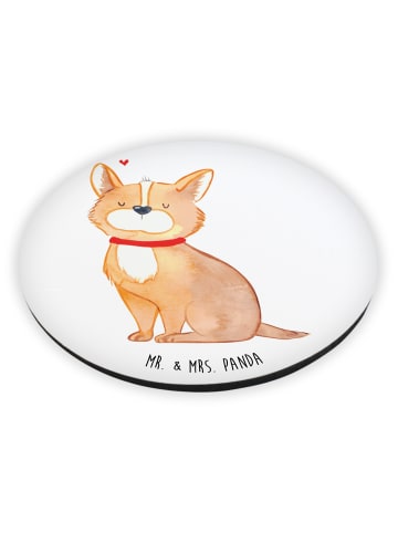 Mr. & Mrs. Panda Pinnwand Magnet Hund Glück ohne Spruch in Weiß